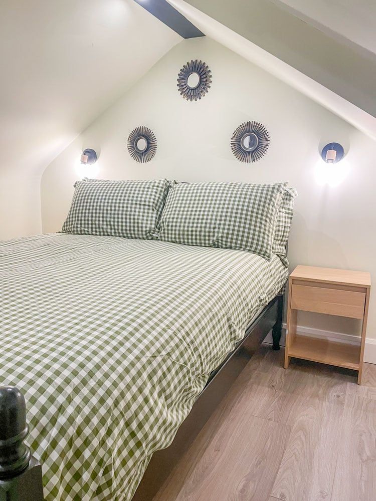 double bed upstairs